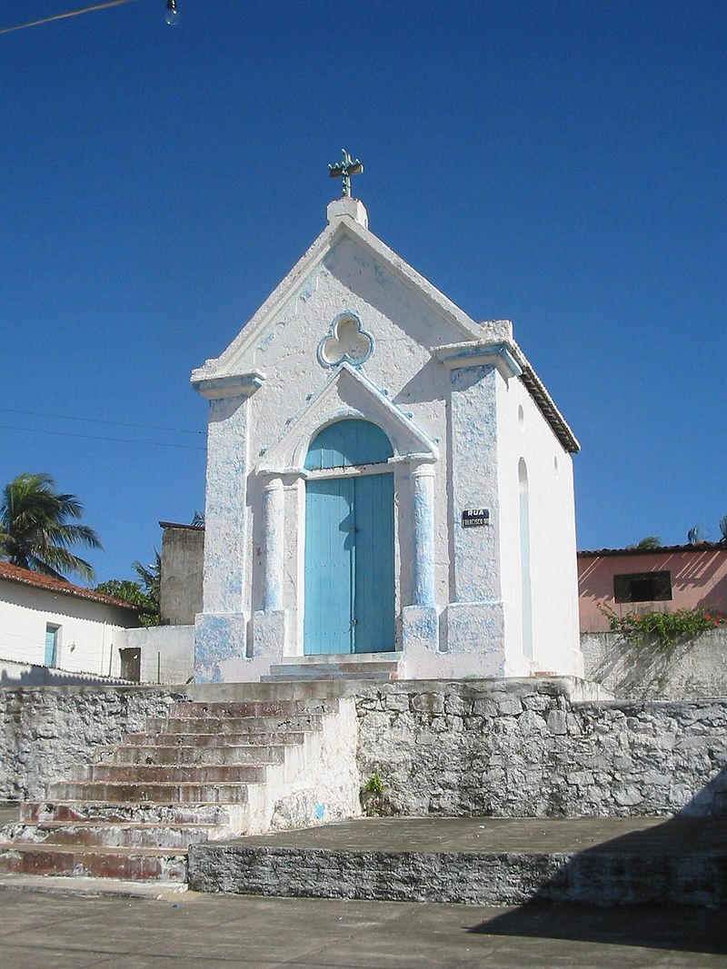 Foto da igreja construída inicialmente (Foto: Wikipedia)