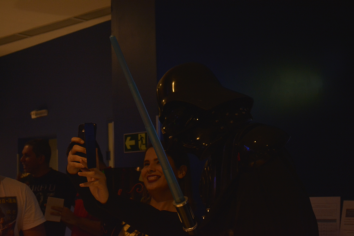 Selfie com Darth Vader 