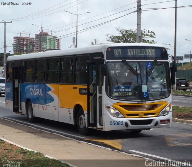 Foi um ônibus dessa linha que causou o acidente (Foto: Ônibus Brasil) 