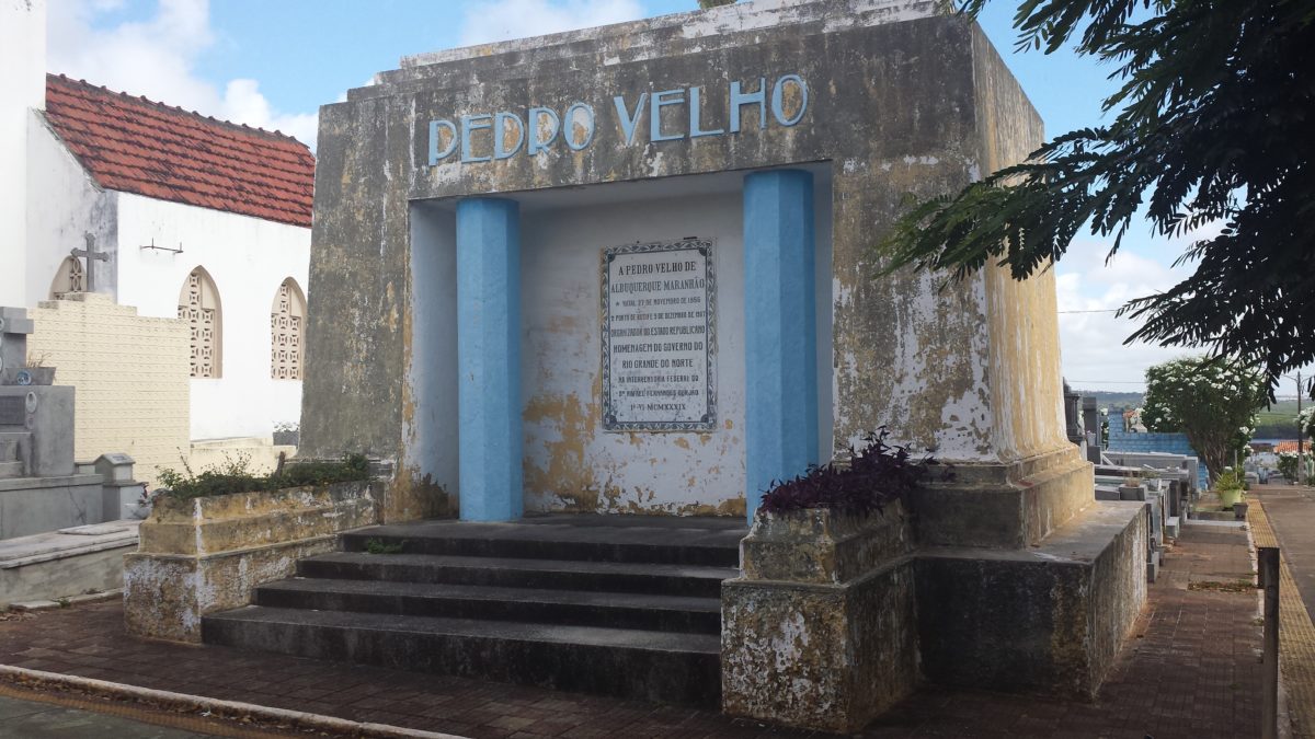 Túmulo de Pedro Velho (Foto: Márlio Forte)