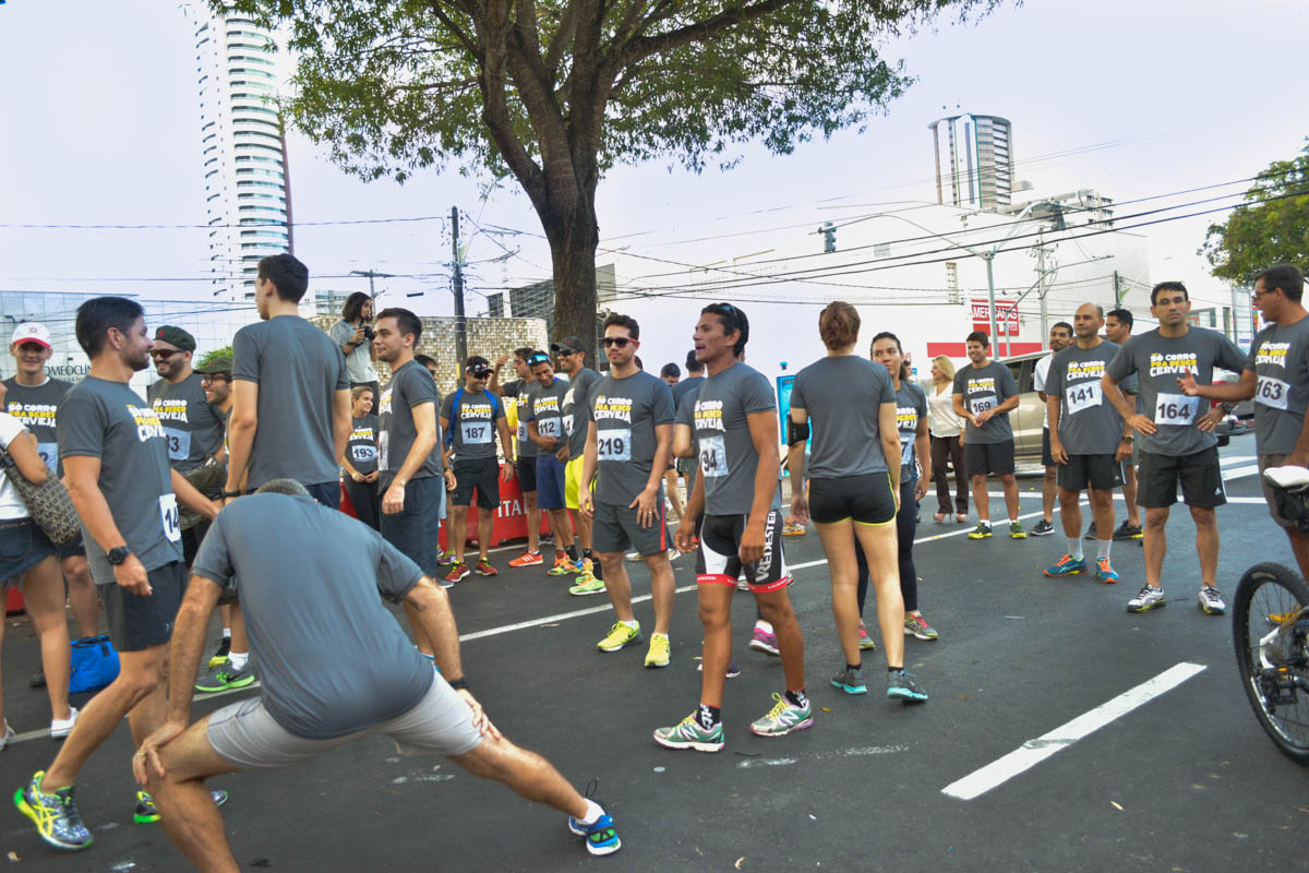 Corrida "Só Corro Para Beber Cerveja" aconteceu em Natal neste sábado (10)