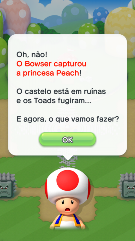 Tutorial do jogo começa nesta imagem